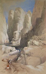 Eingang zu Petra, Jordanien, 1839